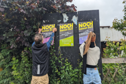Plakataktion „Noch kannst du…“