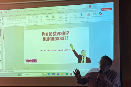 Protestwahl? Aufgepasst! Welche Ziele verfolgt die AfD wirklich? – Vortrag und Diskussion